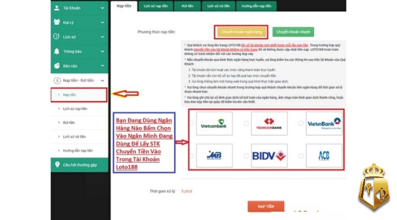 cach nap tien loto188 len diem cuc nhanh chi trong 1 phut 1 - Cách nạp tiền Loto188 lên điểm cực nhanh chỉ trong 1 phút