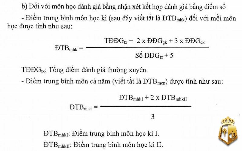 cach tinh diem trung binh mon thcs thpt dai hoc nam 2022 91 - Cách tính điểm trung bình môn THCS, THPT, Đại học năm 2022