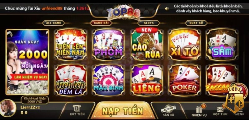 88top cong game doi thuong truc tuyen hang dau hien nay - 88top - Cổng game đổi thưởng trực tuyến hàng đầu hiện nay