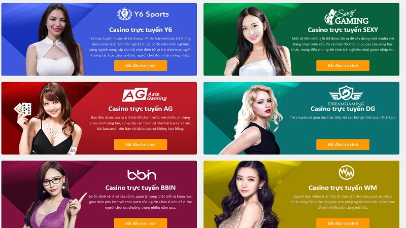 Casino trực tuyến uy tín 2021- Top 7 nhà cái Casino uy tín