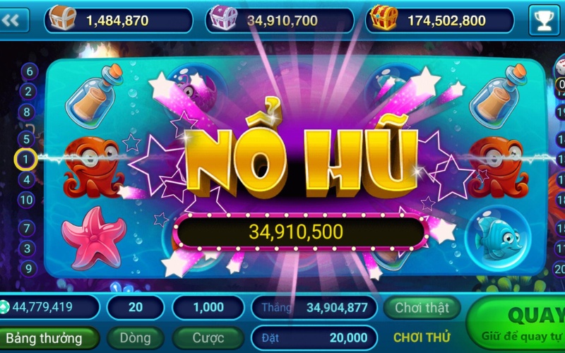 Game quay hũ đổi thưởng uy tín 2020 được yêu thích nhất