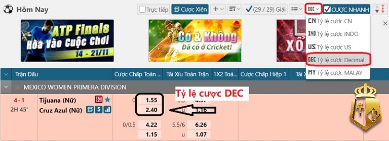 ti le cuoc odds la gi co bao nhieu loai ty le cuoc o nam 2023 1 - Ti le cược (Odds) là gì? Có bao nhiêu loại tỷ lệ cược ở năm 2023