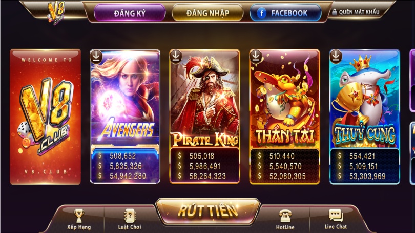 Tải game v8 club - Trải nghiệm tính năng nổi bật của V8 Club