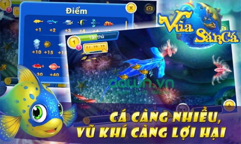 Tải game vua săn cá đổi thưởng hay số 1 kiếm tiền cực dễ