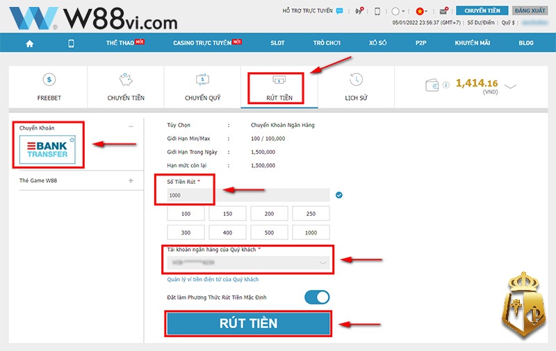 cach rut tien tu w88 thao tac don gian chi trong 10 phut1 - Cách rút tiền từ W88: Thao tác đơn giản chỉ trong 10 phút
