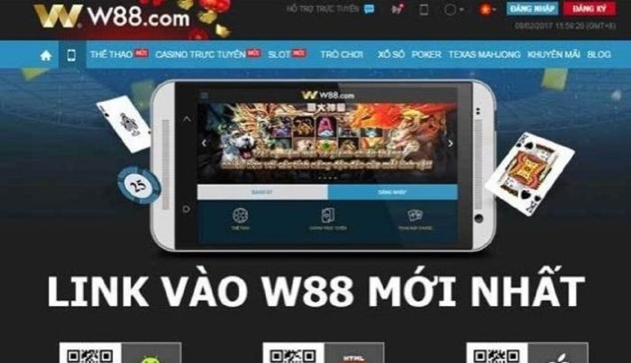 Link vao W88 không bị chặn - Trang cá độ uy tín, đáng tin W88