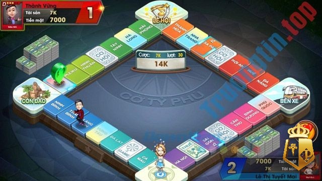 game co ty phu tieng viet huong dan cach choi co ty phu 3 - Game Cờ tỷ phú tiếng việt: Hướng dẫn cách chơi Cờ tỷ phú