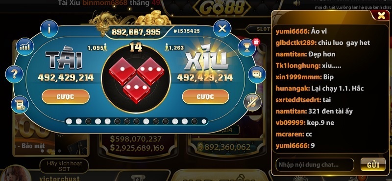 Top game tài xỉu uy tín và được nhiều người ưa chuộng nhất