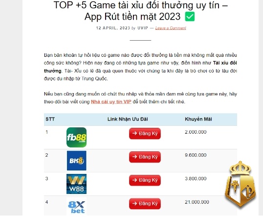 nha cai uy tin vip com trang danh gia nha cai uy tin nhat 1 - Nhà Cái Uy Tín Vip com – Trang đánh giá nhà cái uy tín nhất