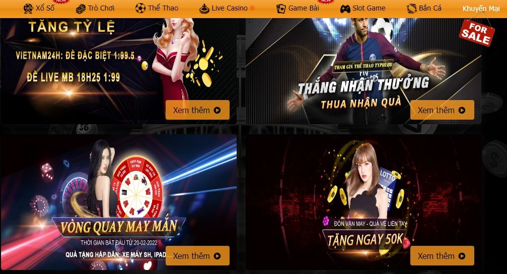 Khuyen mai casino - Tổng hợp khuyến mãi hot của Typhu88